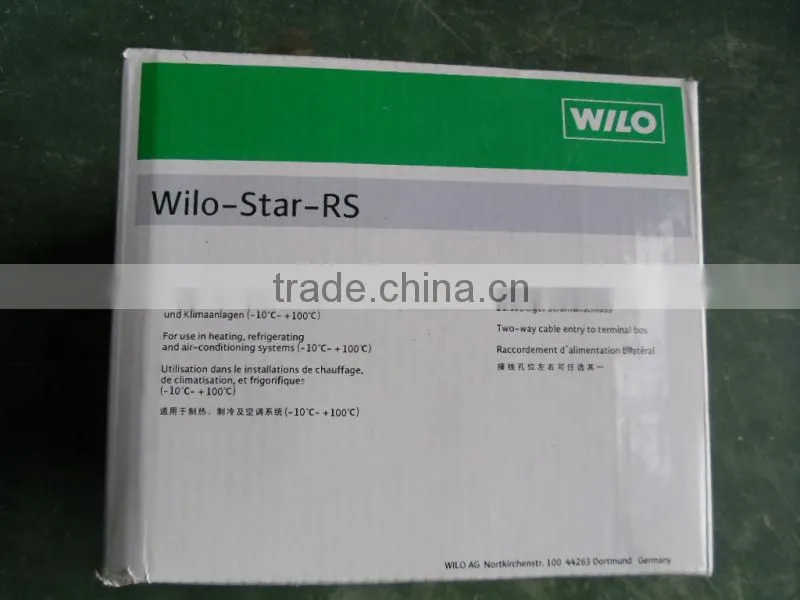 Wilo Circulate Pump for split solar water heating system RS15/6