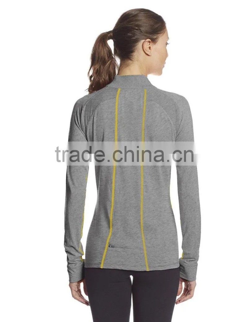 women dry fit nylon fitness jacket