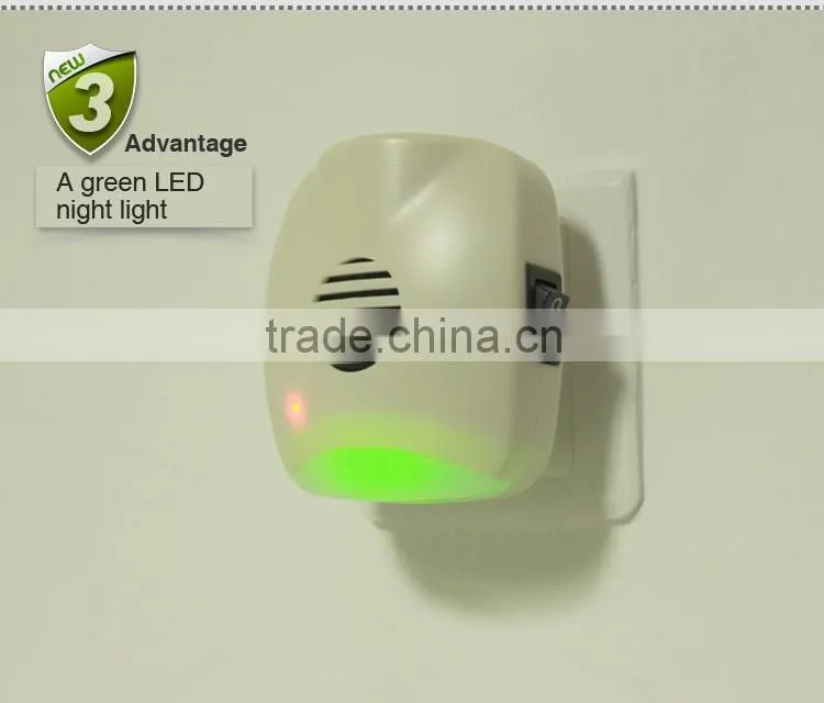 For good life With LED Night Light Mini Plug-in Electronic Ultrasonic anti cockroach