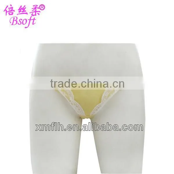 yellow lace disposable underwear