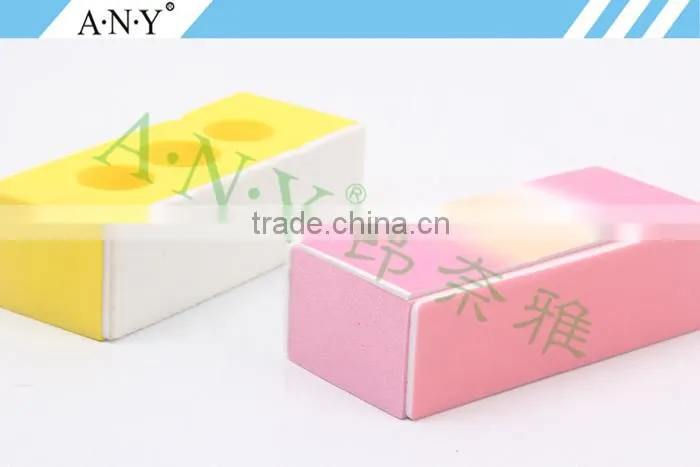 OEM Welcomed Cheap Nail Art Care Flower Printing 4 Side Nail Buffer Polishing
