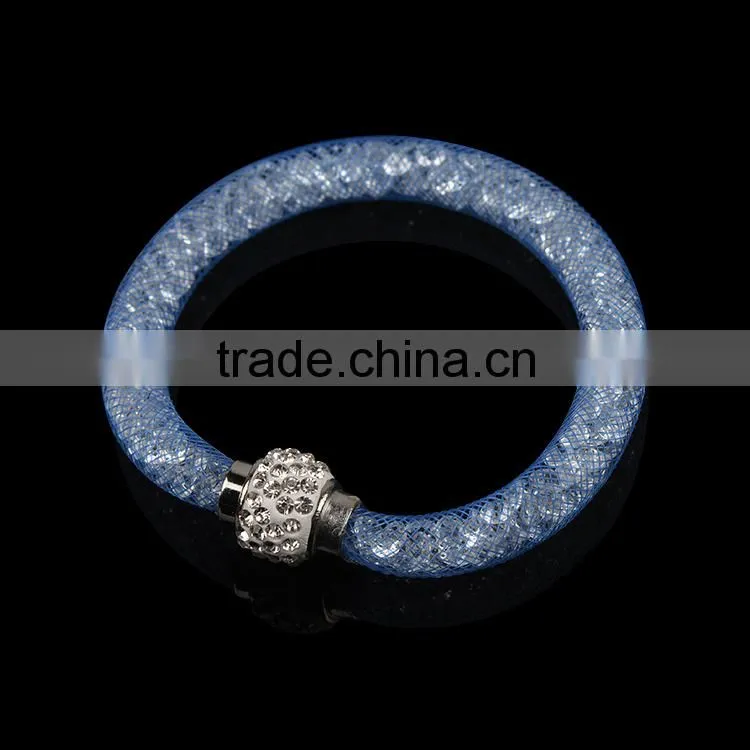New design high quality crystal stardust magnetic bracelet for women