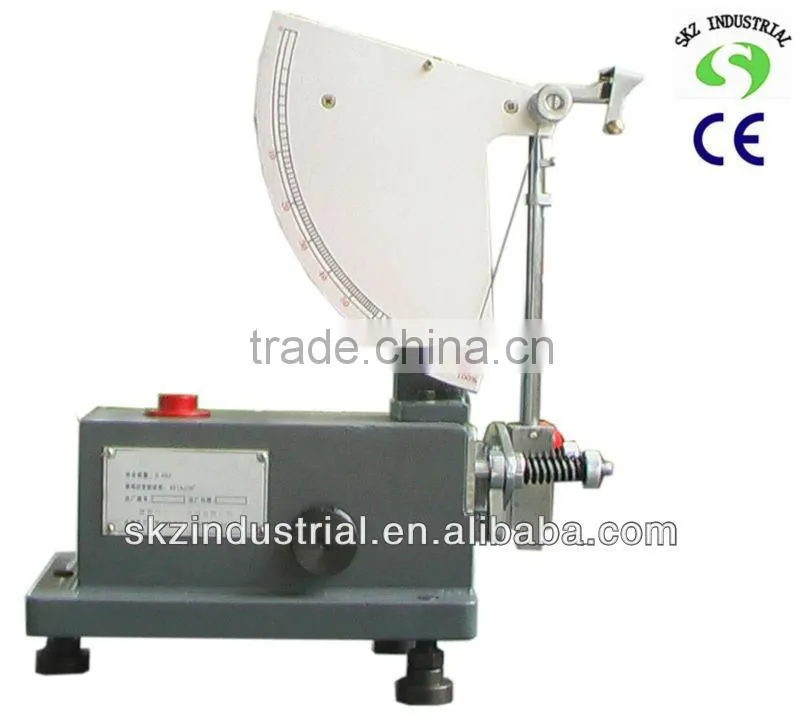 Rubber pendulum impact resiliency testing machine
