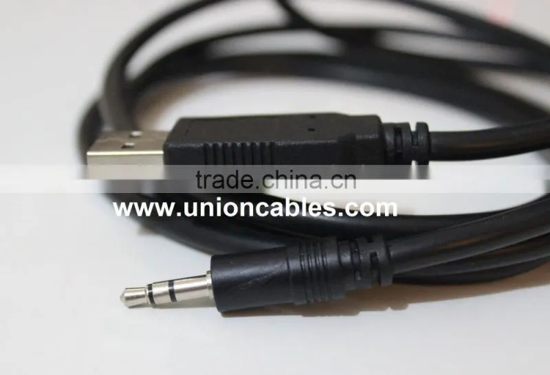 6ft PL2303TA USB RS232 to 3.5mm jack serial cable