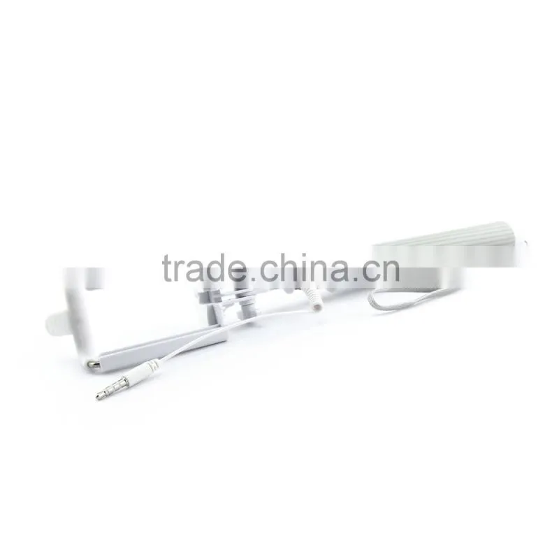Logo Branded china flexible selfie stick monopod with zoom