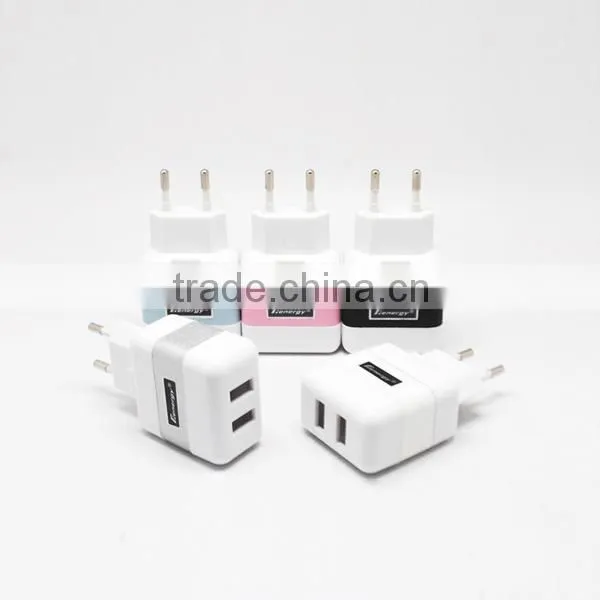 Dual USB Wall Charger For Smart Phone Dual USB Wall Charger