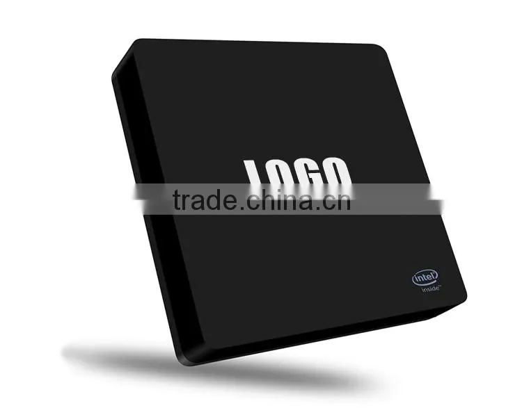 2G RAM 64G eMMC Flash Intel Mini PC powered by Atom x5-Z8300 Window 8.1 OS support 1000M LAN 2.4G/5G dual band wifi BT3 mini PC