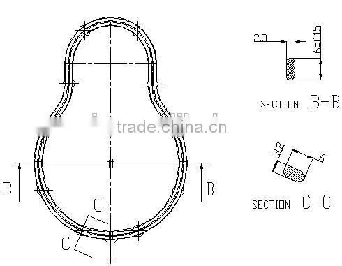 Intake manifold gasket FKM