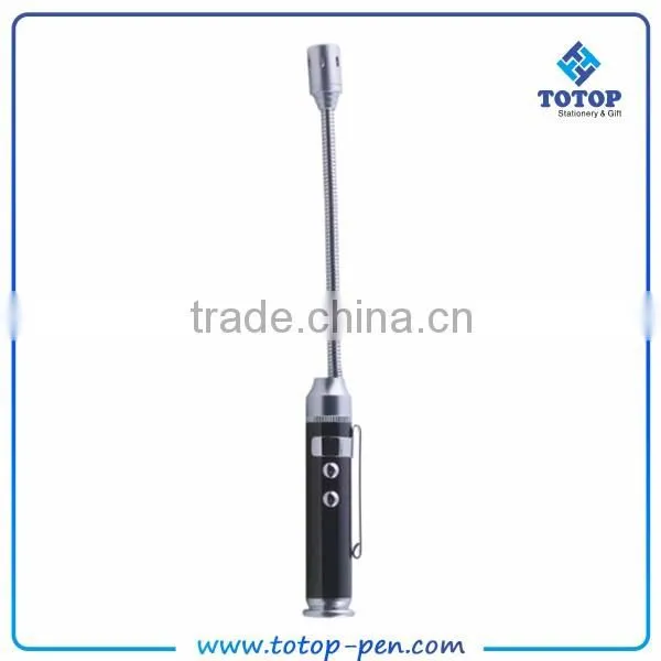 New design laser glitter cutting metal ball pen