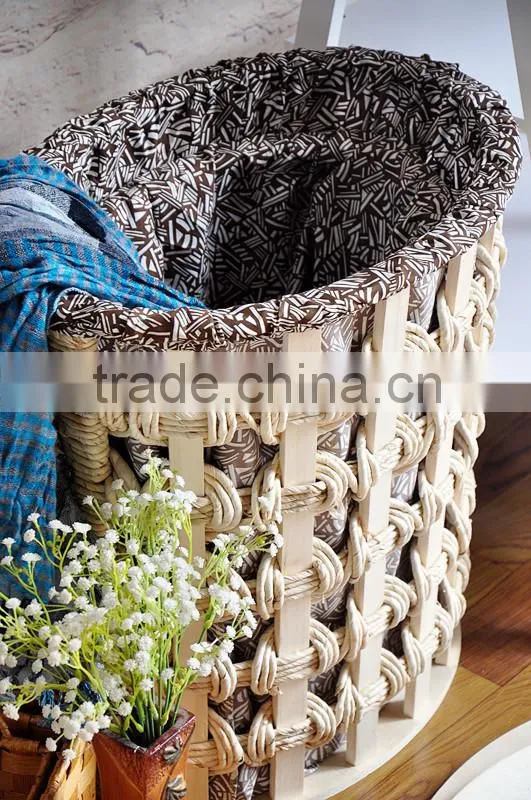 Unique design nylon corn bran woven storage basket with high quality and excellent price