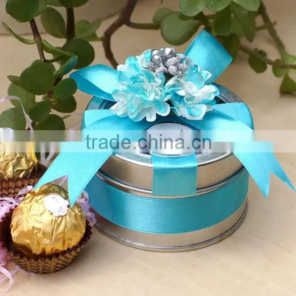 Wedding Gift Tin Candy Bride and Groom Box