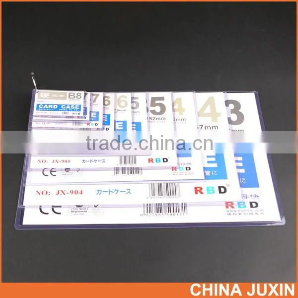 Hot Selling A3 PVC Card Case Rigid PVC Card Case
