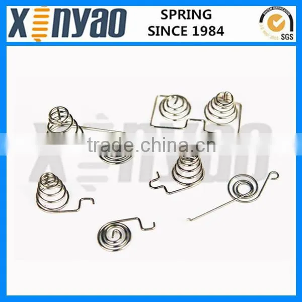 Nickel plated battery contact springs