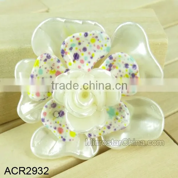 Hot Sell Heart Flower Sew Polyester Button