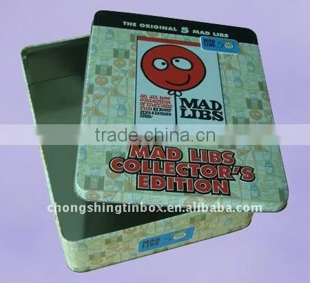 rectangular cookies&gift tin box