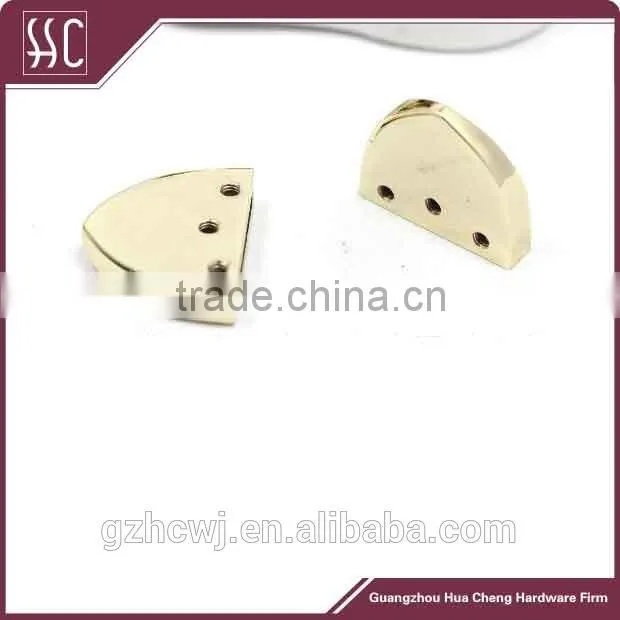 metal triangle zipper end for handbag, metal hardware for bag fittings,fashion bag decoration