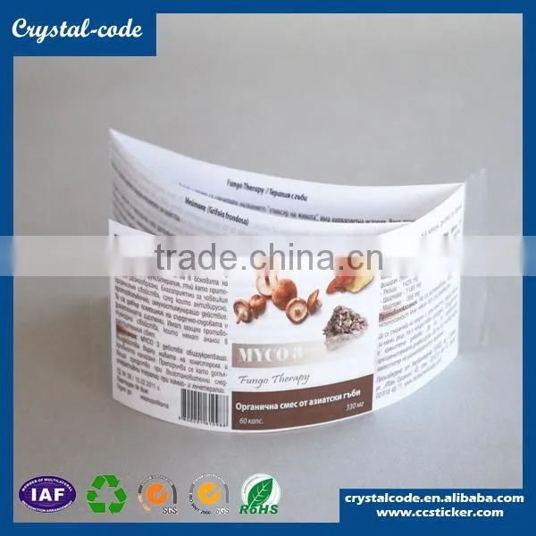 High quality double layer label,glass multiple layer label,envelope multilayer label