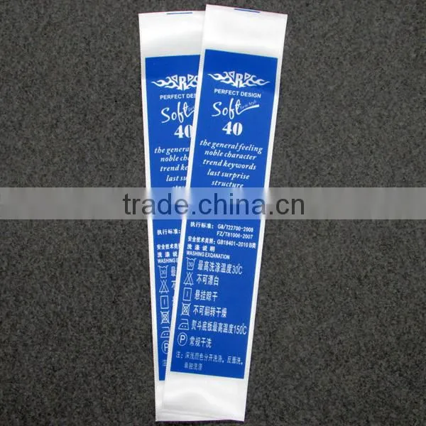 Thick Satin Tape Customized Care Labels For Garment