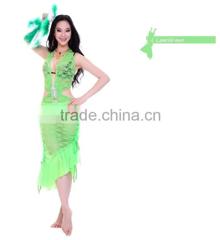 Hot sale Latin belly dance costume dress for girls (QC2108)