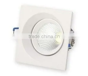 ON9083 square aluminum recessed indoor ceiling light,led spotlight 8w hot sale in 2016