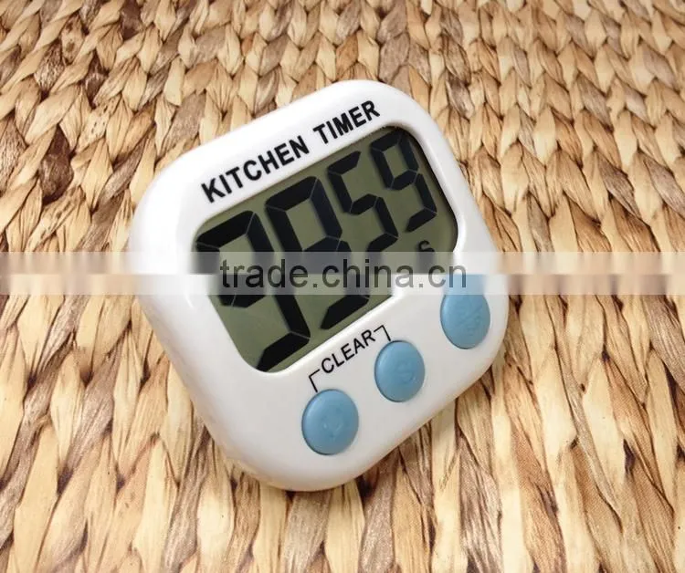 Large LCD Digital Kitchen Cooking Timer CountDown Up Clock Loud Alarm