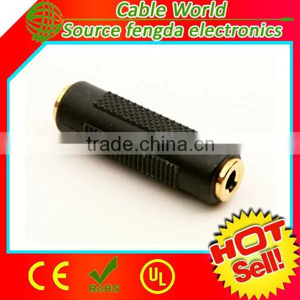 3.5mm stereo female to female extension connector adaptor