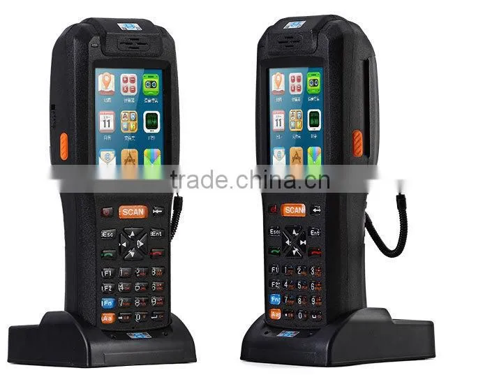 WinCE Handheld PDA with Mobile Printer for Ticket Printing and Barcode Scanner