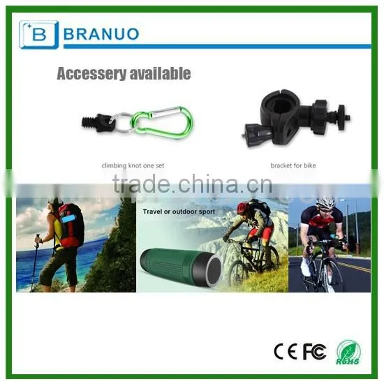 mini multifunctional bluetooth speaker with power bank, LED light , TF card ,F/M radio