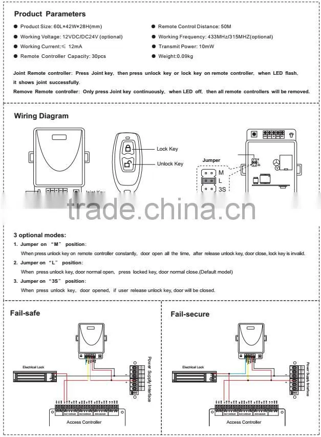 Black Remote Emergency Control Door Push Button Switch For Remote Access