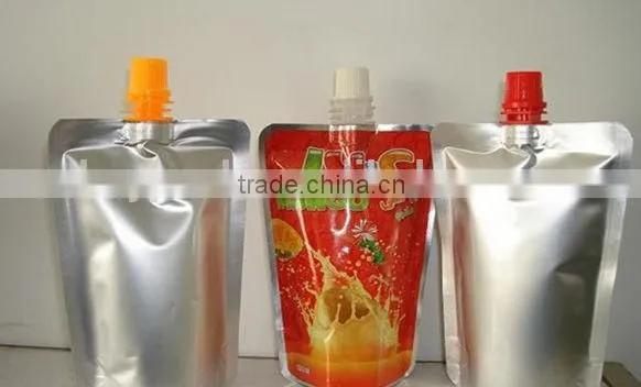 Side sealed aluminum foil pouch for beverage