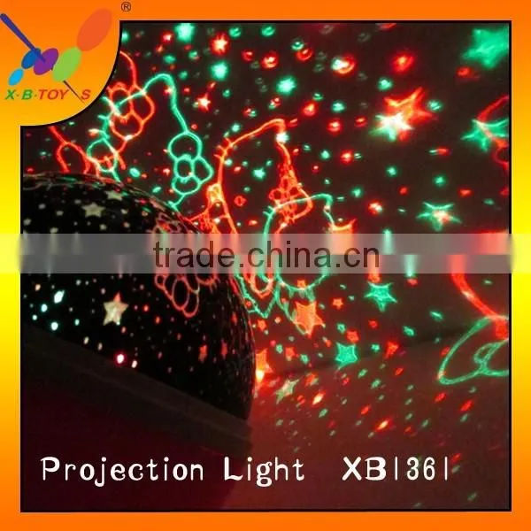 Popular Color changing various LED projection rotating light Battery Operated or USB Line Charging Christmas Gift Light