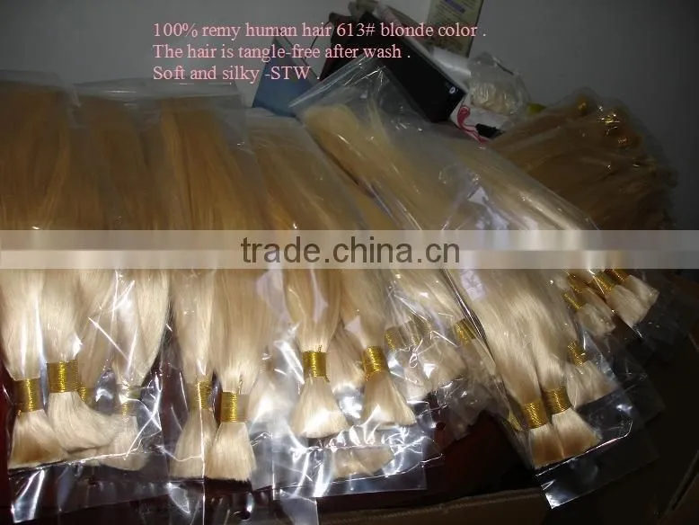 Colored Human Hair Bulk