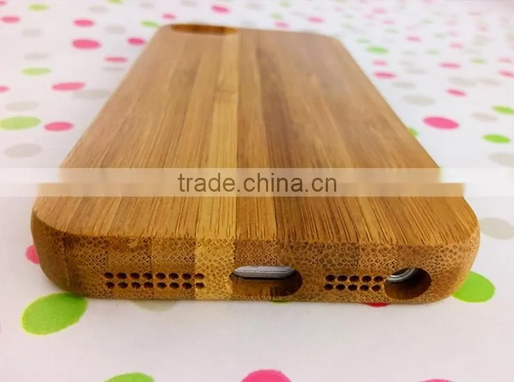 OEM Carbonized Bamboo Wood Cell Case for Iphone cover for iphone 5 two parts with press key