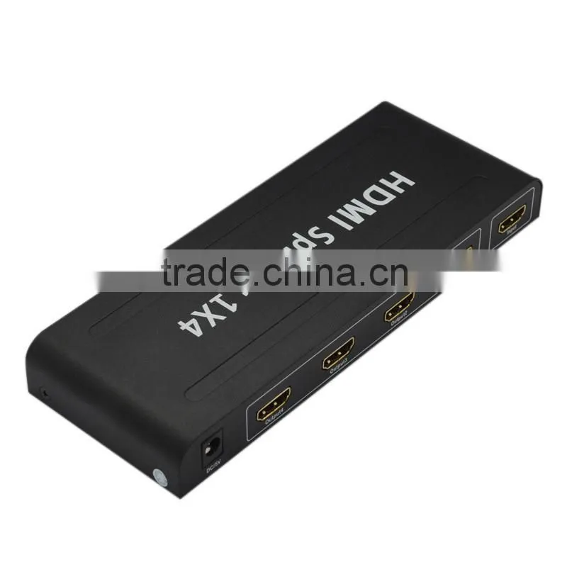 4way HDMI splitter 1.4 for HDTV support 4k*2k