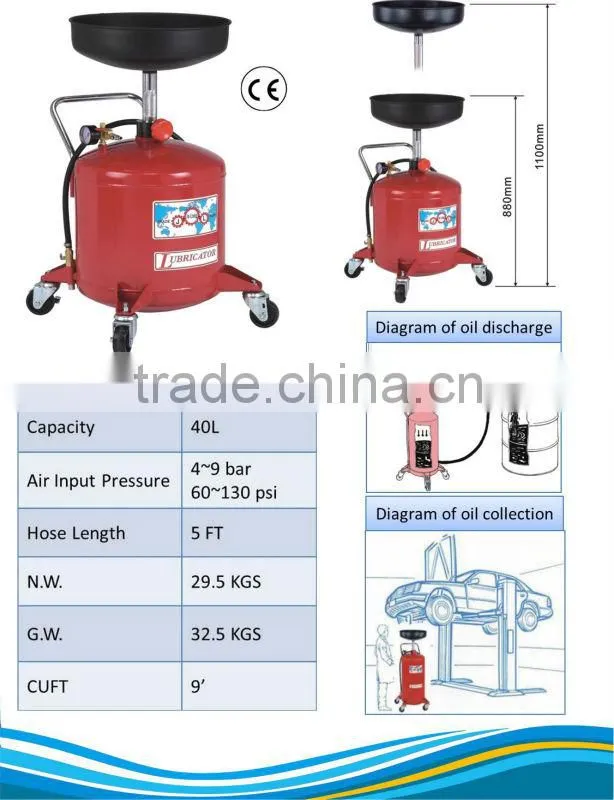 JL-40L AIR COMPRESSOR VACUUM OIL CHANGER