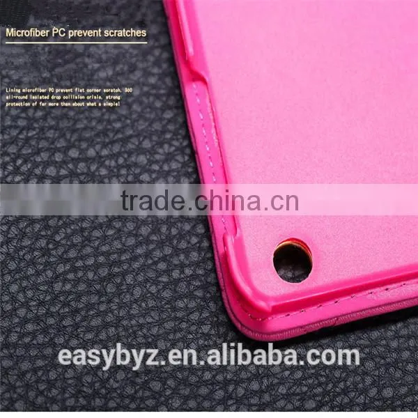 Rhombic cordate bow case for ipad,for ipad case,leather for ipad case