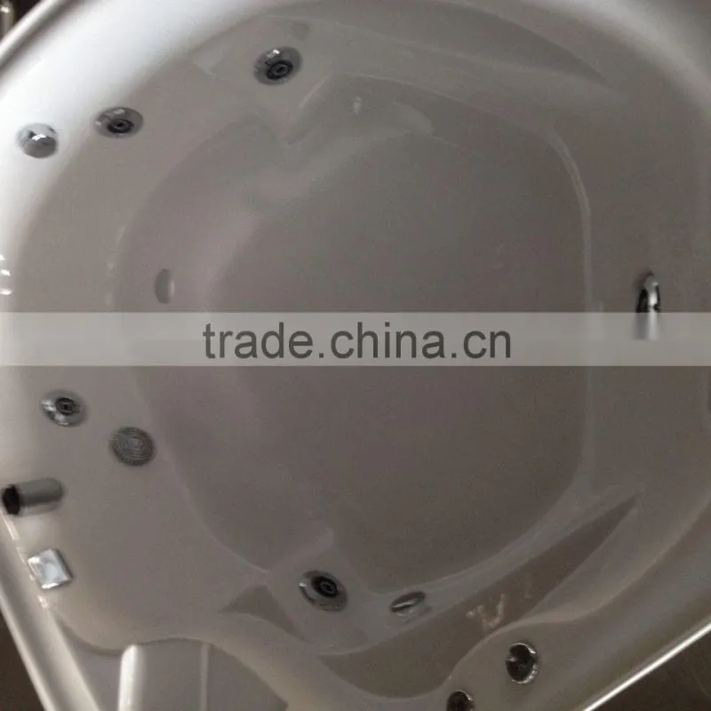 Outdoor LED bubble shower cabin
