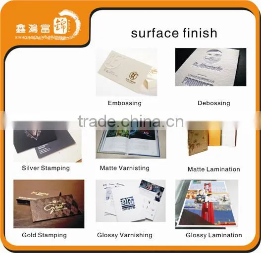 Gold hot stamping luxury paper envelops for gift card