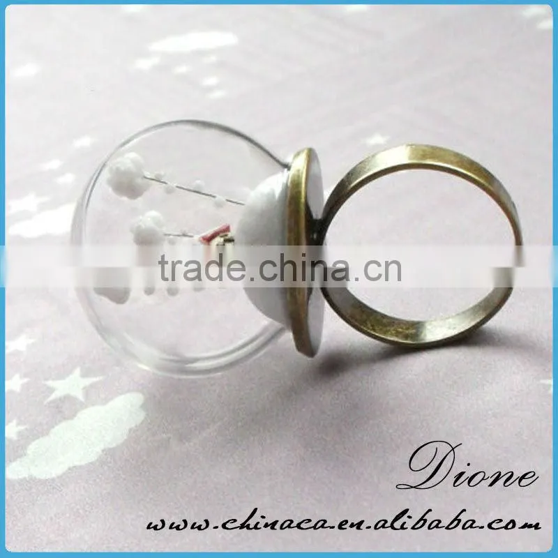 New promotional product wholesale glass domes christmas decoration