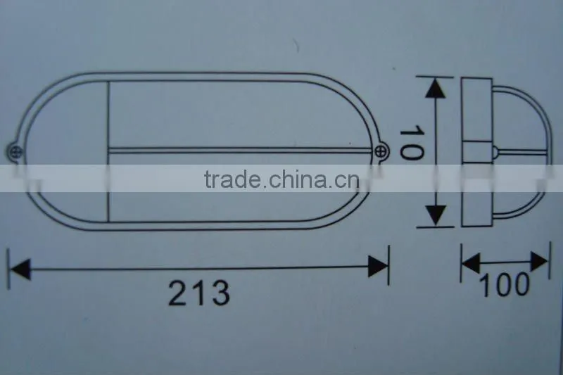 RH-817A elliptic outdoor waterproof wall light