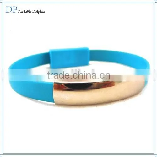 Crystal Bracelet USB Cable Sync Data Charger Cables For Android