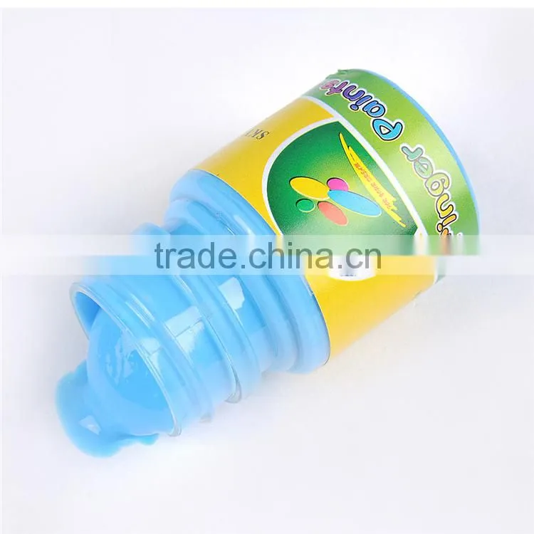 wholesale chinjoo 30ml finger paint pots drawing safety for kids in plastic box
