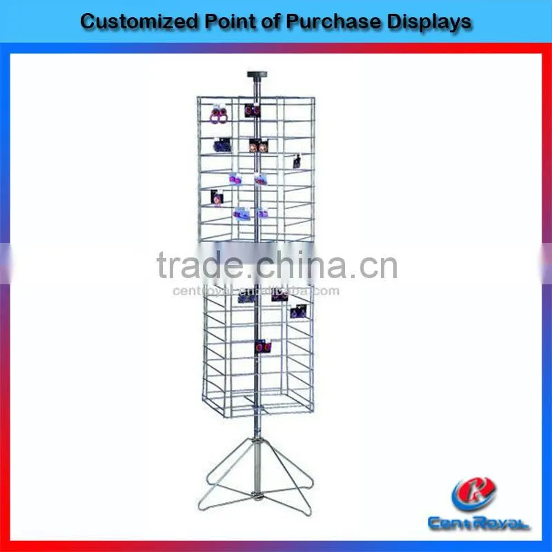 new arrival tabletop metal wire earring display racks