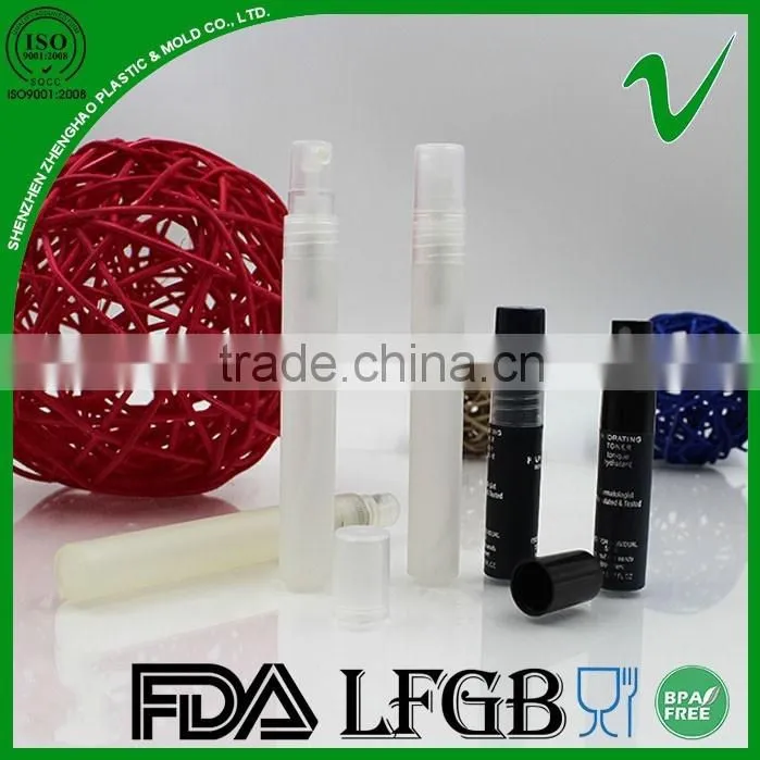 PP customized empty round 10cc plastic bottle for perfume