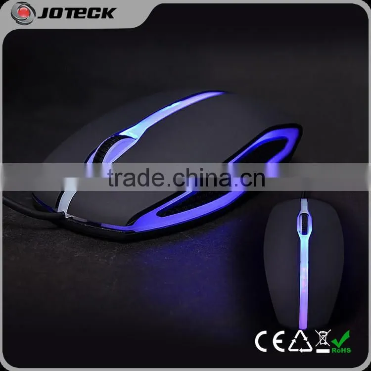 Small backlit 3d blue digit laptop mouse
