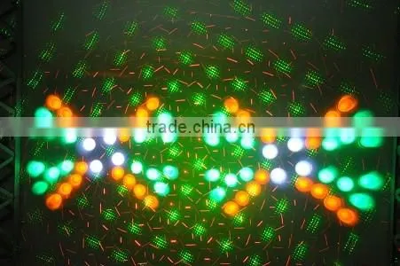 8W RGB LEDs and 150mW RG Fireworks Twinkling Laser Light
