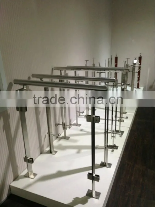 u channel glass railing balustrade/u channel glass railing balustrades/ss u channel glass railing balustrade