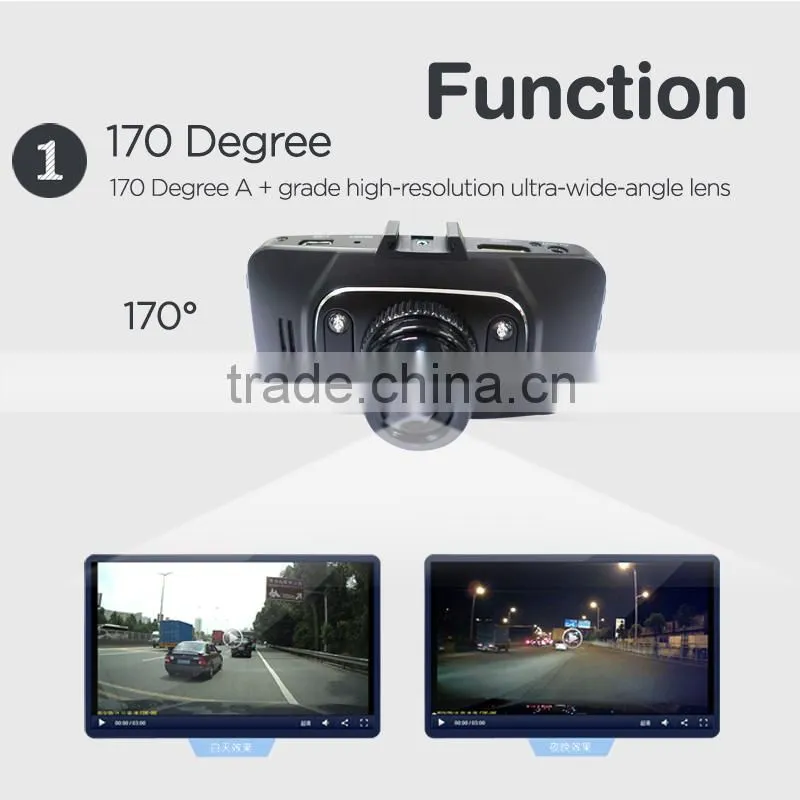 Alibaba in the Russian - 2.7 "LCD wide-angle G Sensor video vehicle tracking system