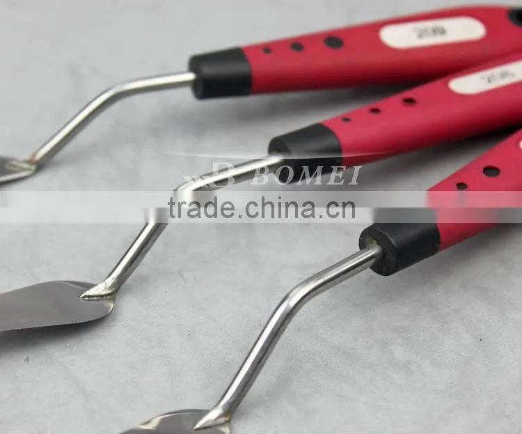 plastic handle stainless steel painting palette knife