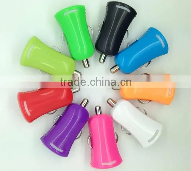 USB car charger flat with one usb port OEM